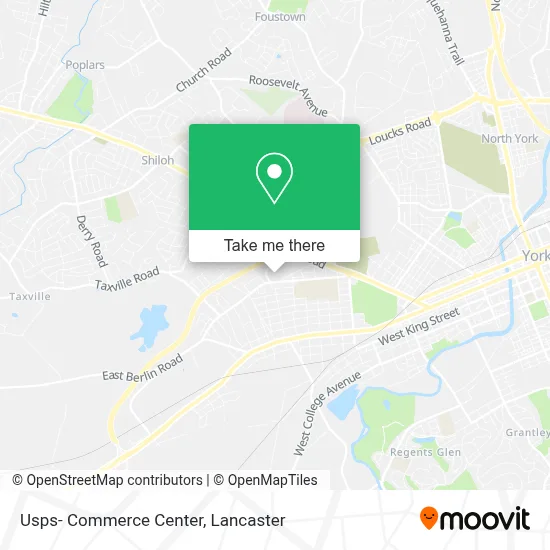 Usps- Commerce Center map