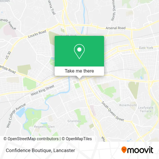 Confidence Boutique map