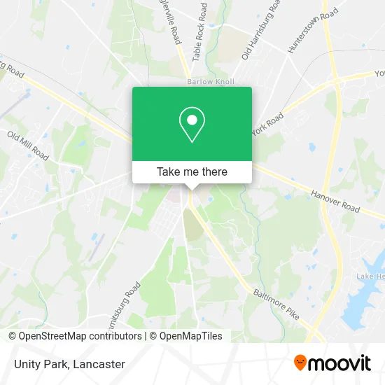 Unity Park map