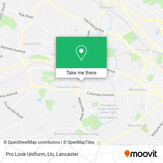 Pro Look Uniform, Llc map