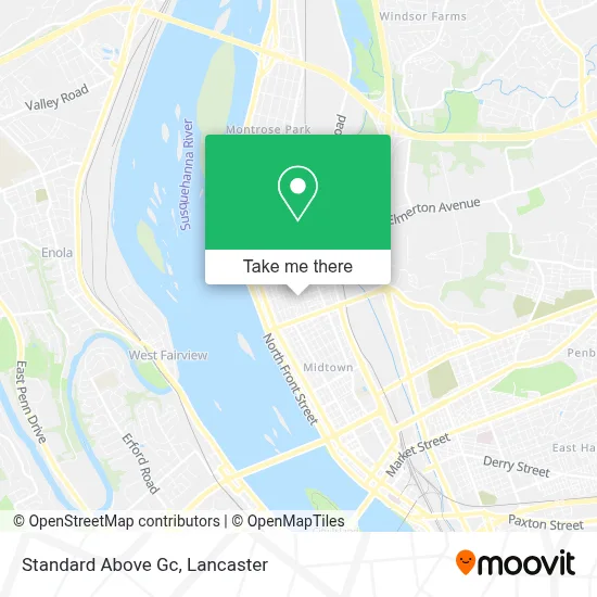 Standard Above Gc map
