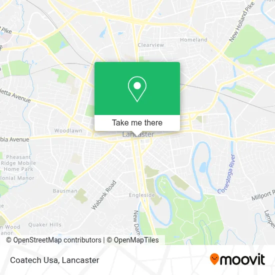 Coatech Usa map