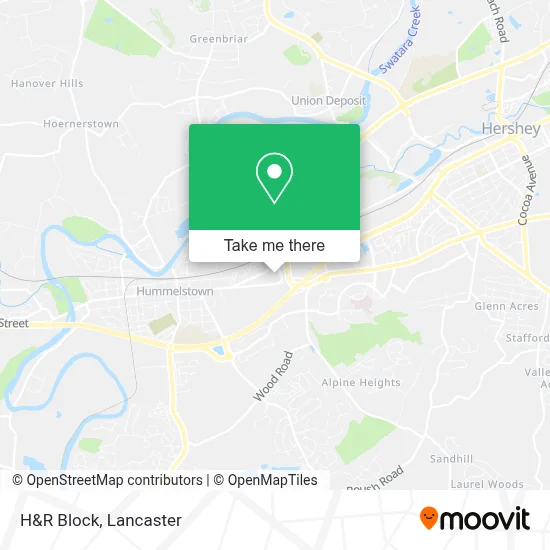 H&R Block map