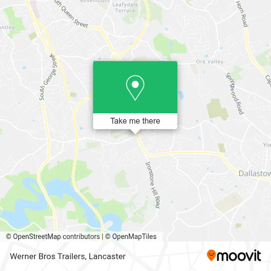 Werner Bros Trailers map
