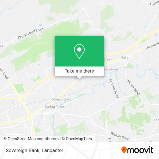 Sovereign Bank map