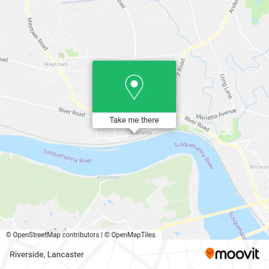 Riverside map