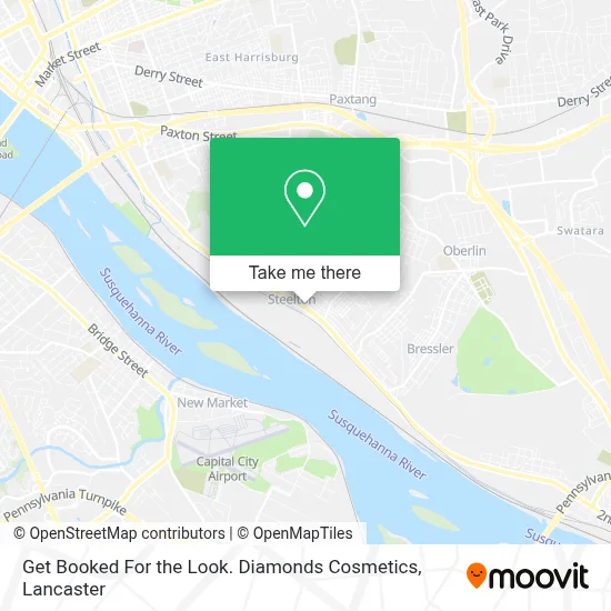 Get Booked For the Look. Diamonds Cosmetics map