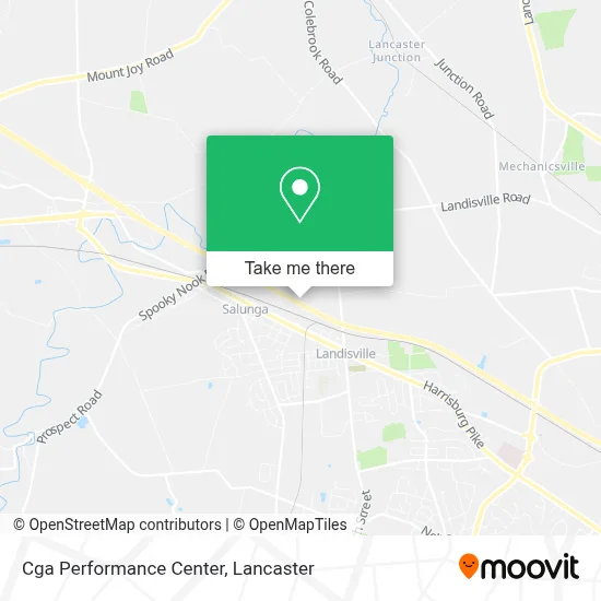 Cga Performance Center map