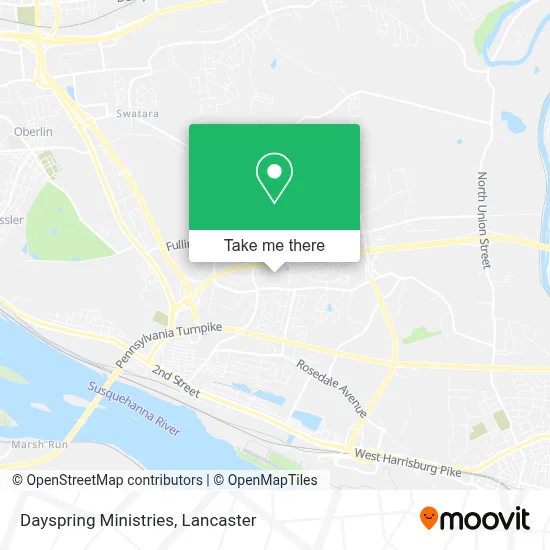 Dayspring Ministries map