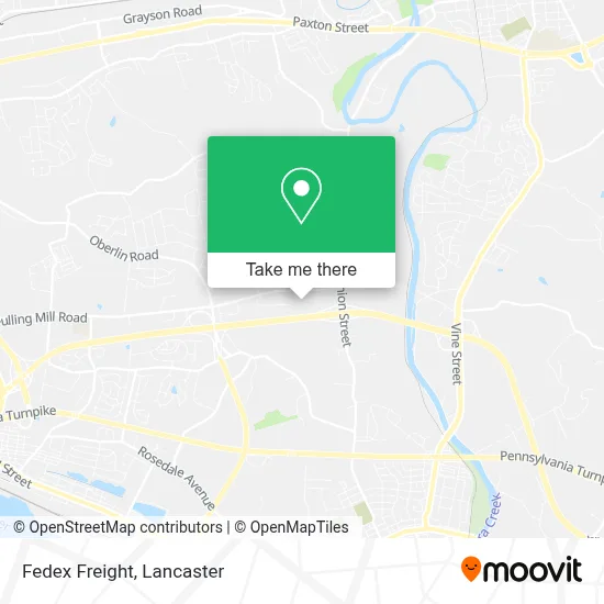 Fedex Freight map
