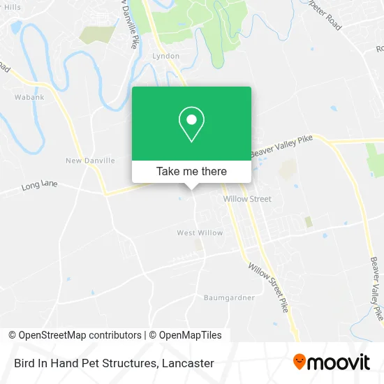 Bird In Hand Pet Structures map