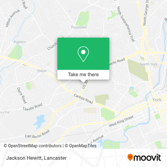 Jackson Hewitt map