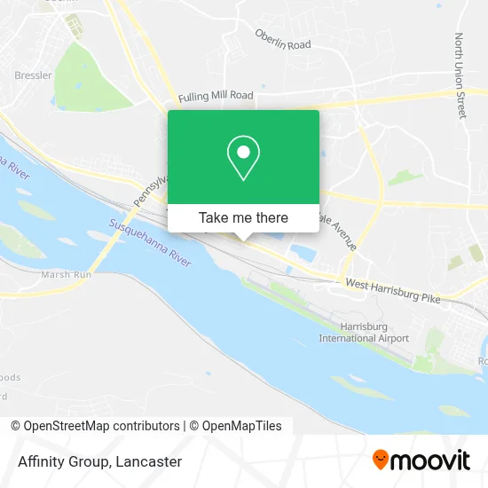 Affinity Group map