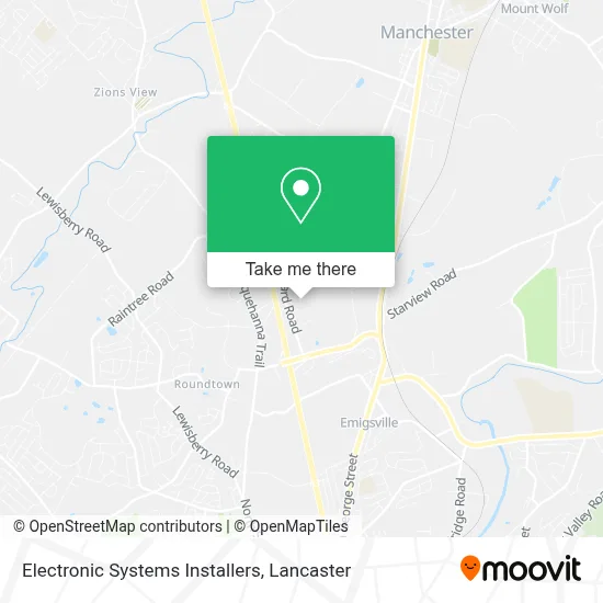 Electronic Systems Installers map