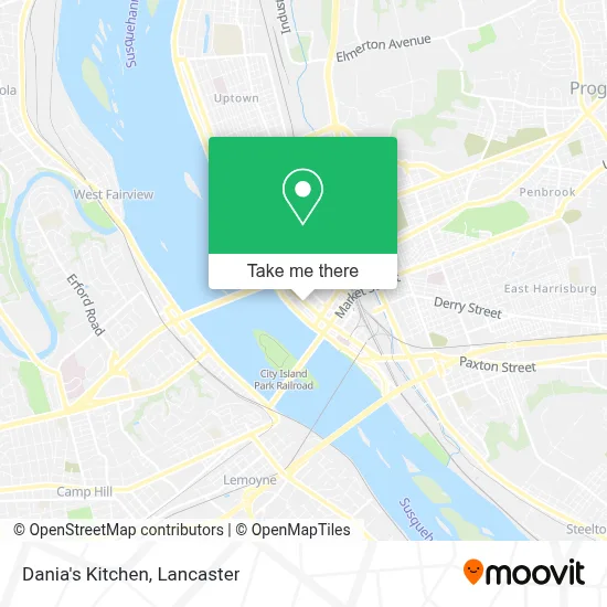 Dania's Kitchen map