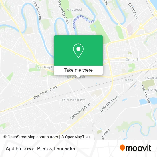 Apd Empower Pilates map