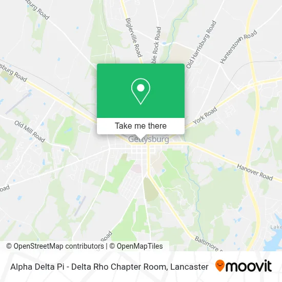 Alpha Delta Pi - Delta Rho Chapter Room map