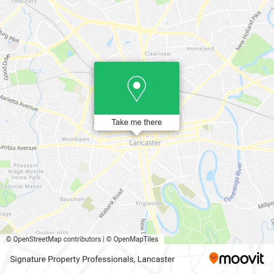 Signature Property Professionals map