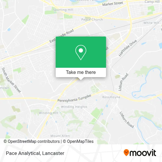 Pace Analytical map