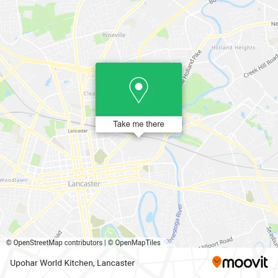 Upohar World Kitchen map