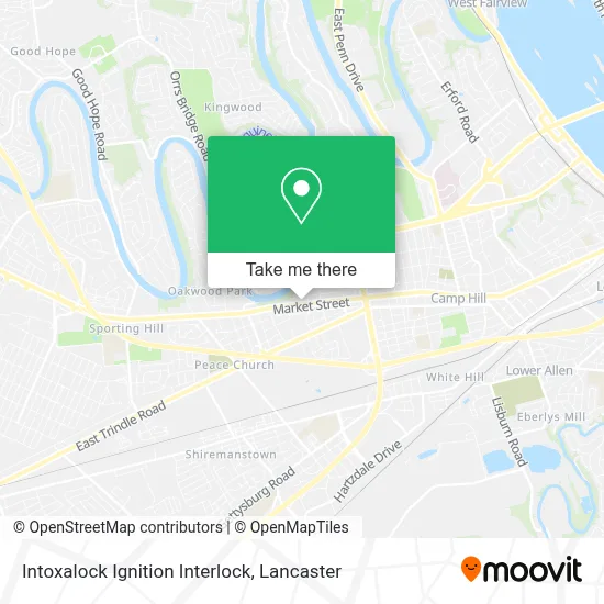Intoxalock Ignition Interlock map