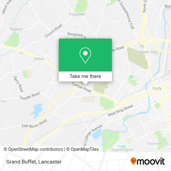 Grand Buffet map