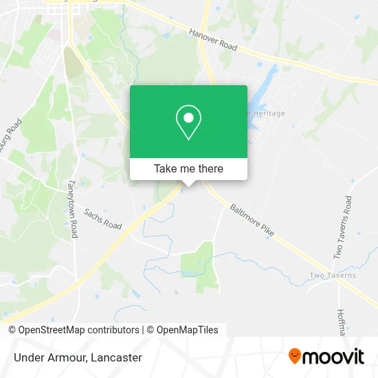 Under Armour map