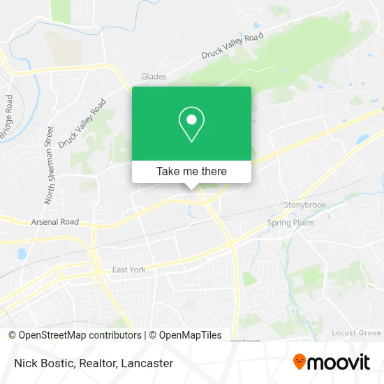 Nick Bostic, Realtor map