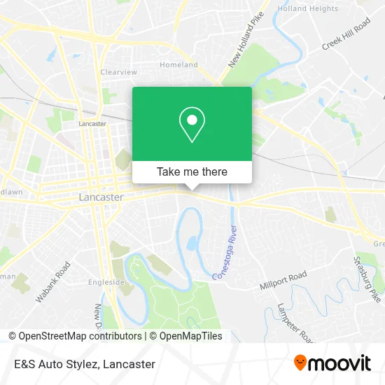 E&S Auto Stylez map
