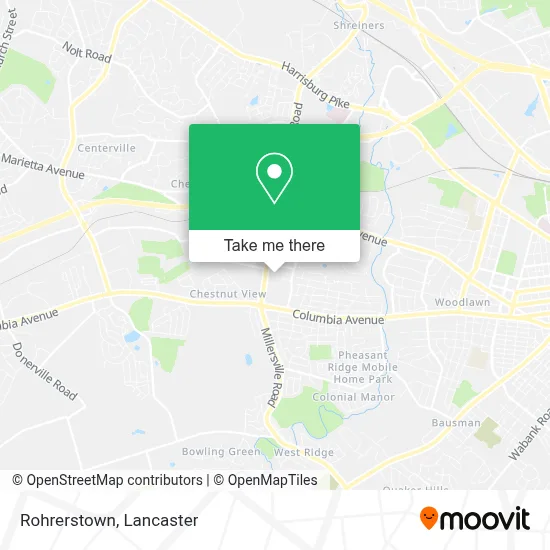 Rohrerstown map