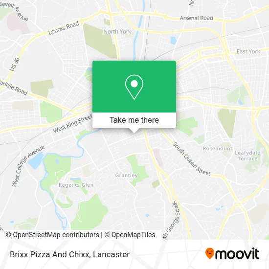 Brixx Pizza And Chixx map