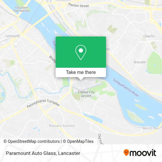 Paramount Auto Glass map