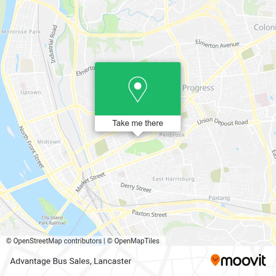 Advantage Bus Sales map