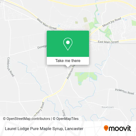 Laurel Lodge Pure Maple Syrup map