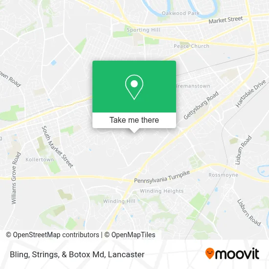 Bling, Strings, & Botox Md map