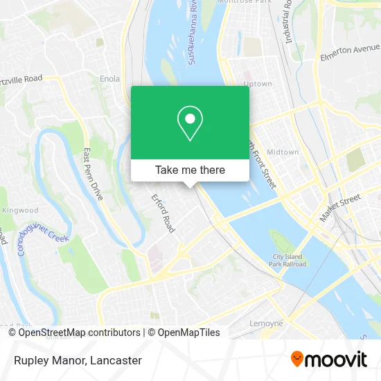 Rupley Manor map