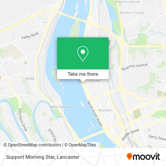 Support Morning Star map
