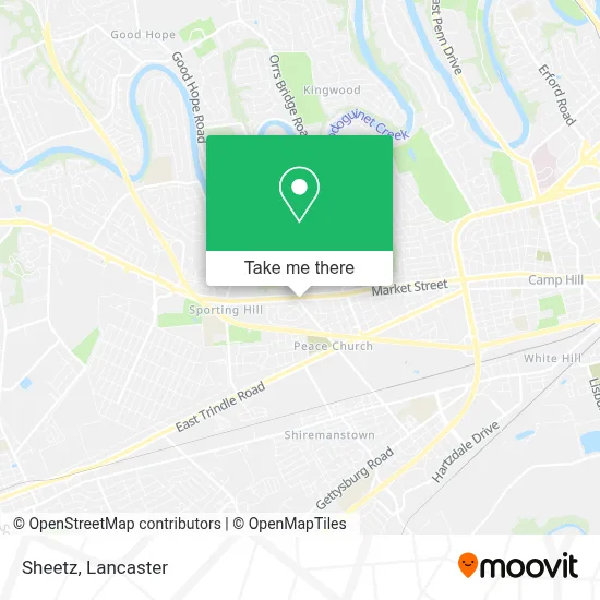 Sheetz map