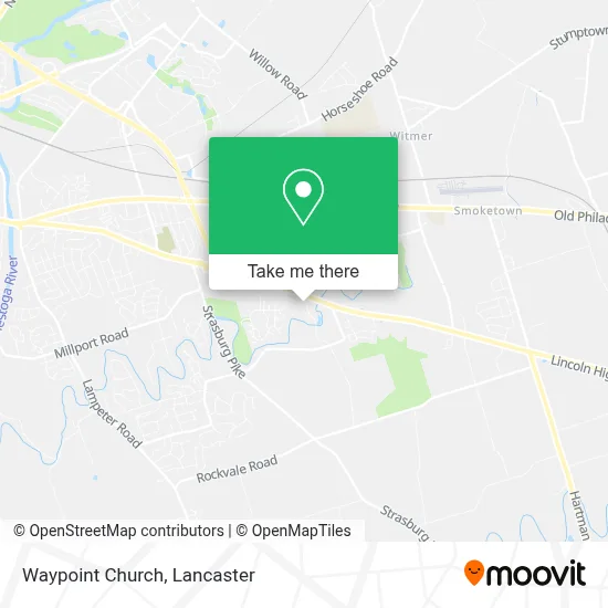 Waypoint Church map