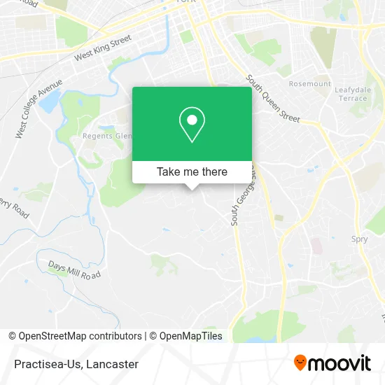 Practisea-Us map