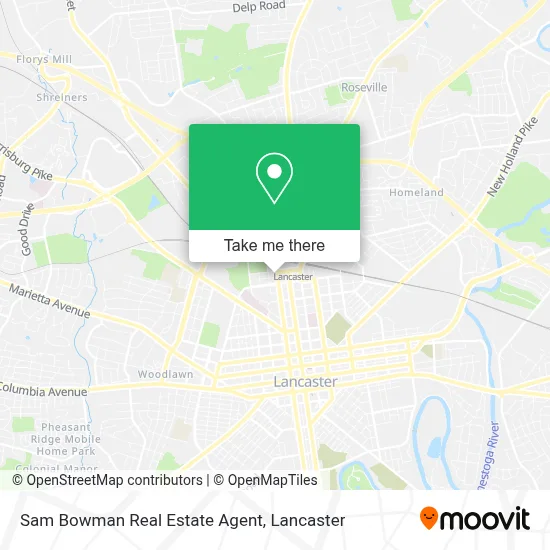 Sam Bowman Real Estate Agent map