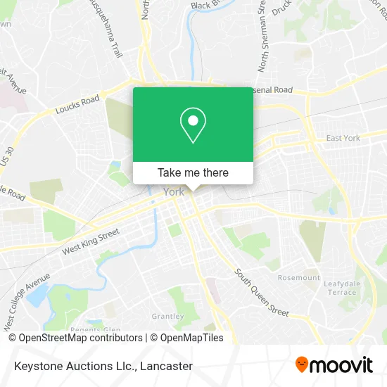 Keystone Auctions Llc. map