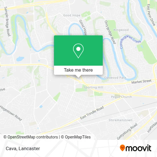 Cava map