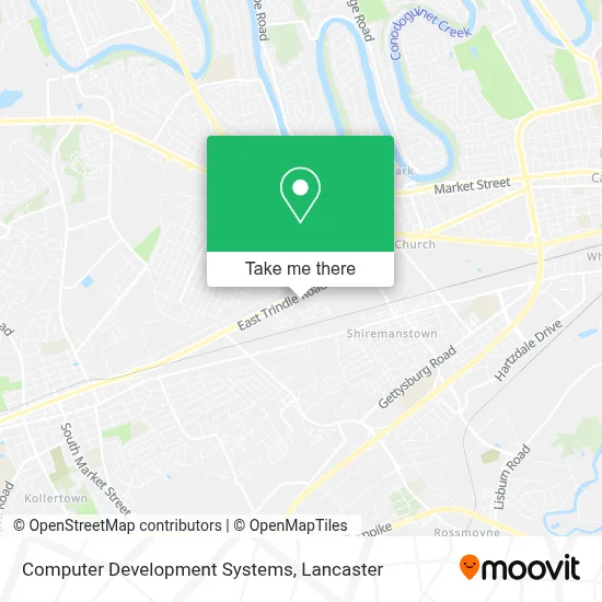 Computer Development Systems map