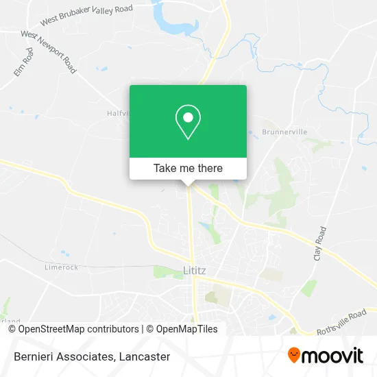 Bernieri Associates map