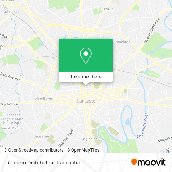 Random Distribution map