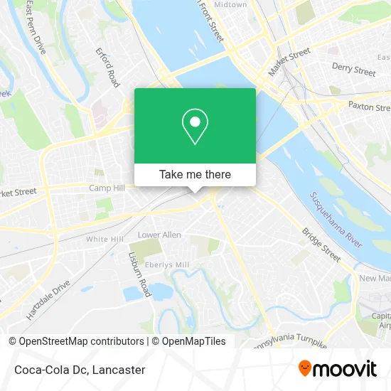 Coca-Cola Dc map