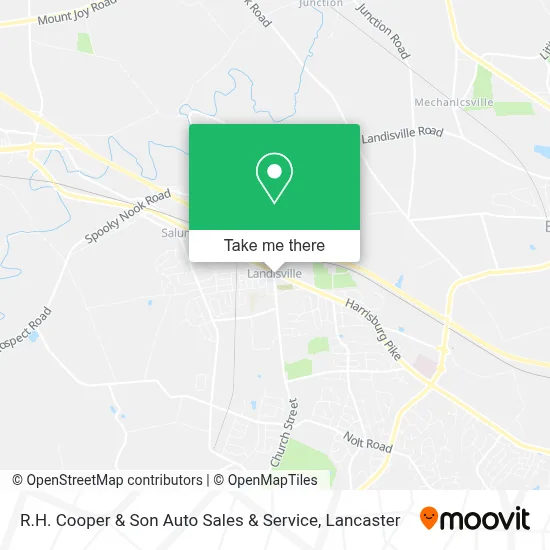 R.H. Cooper & Son Auto Sales & Service map