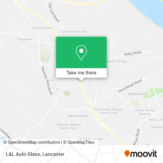 L&L Auto Glass map