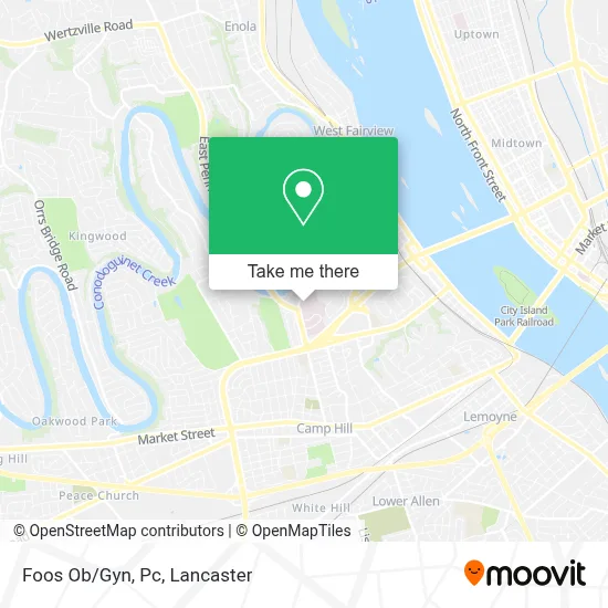 Foos Ob/Gyn, Pc map
